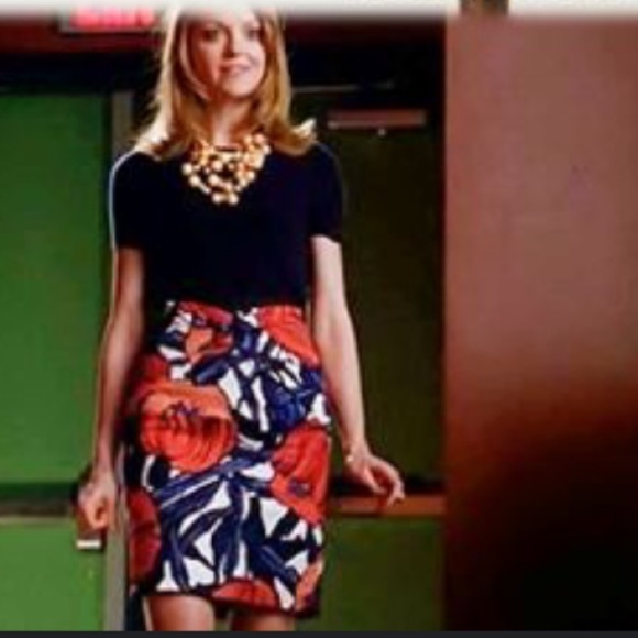 Anthropologie Moulinette Soeurs Fantastic Fields Poppy Pencil Skirt  Size 10 - Picture 10 of 10